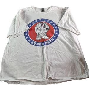 Super Dave Osborne T Shirt 3XL White Graphic Tee Bob Einstein Comedy